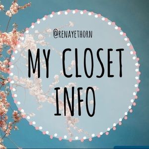 🌸 Info About My Closet 🌸